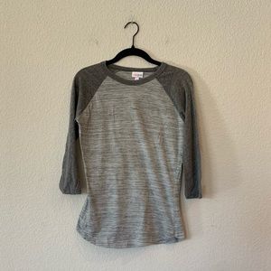 LulaRoe Gray Top